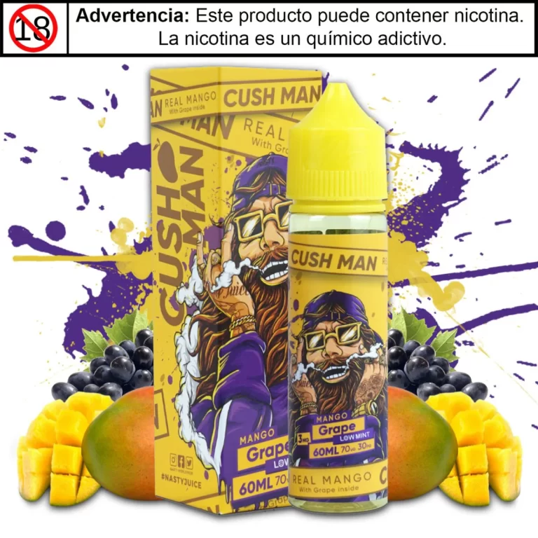 NASTY - CUSH MAN GRAPE / LOW MINT / 60ML