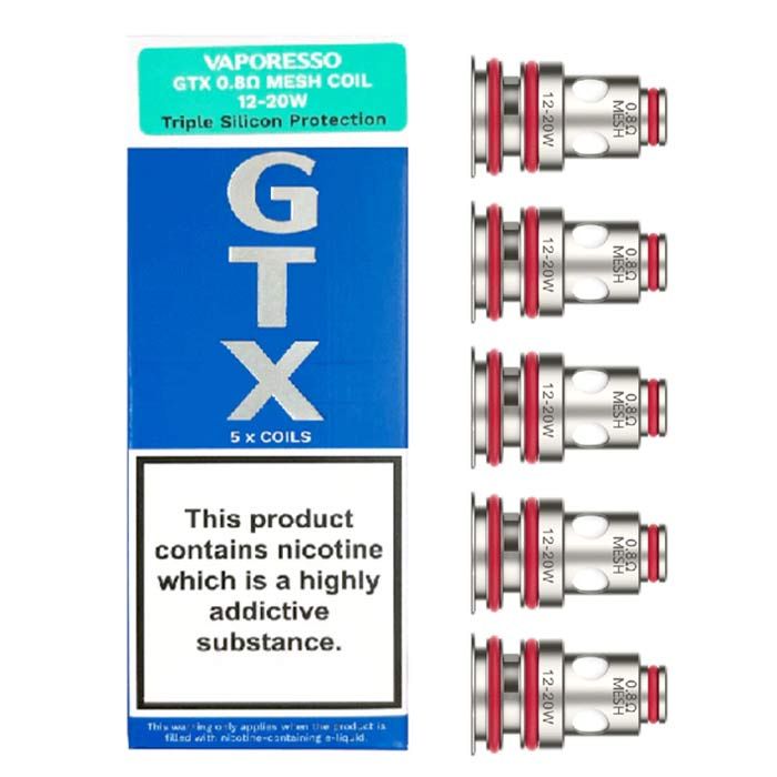 GTX MESH 0.8OHM COIL (12W-20W)
