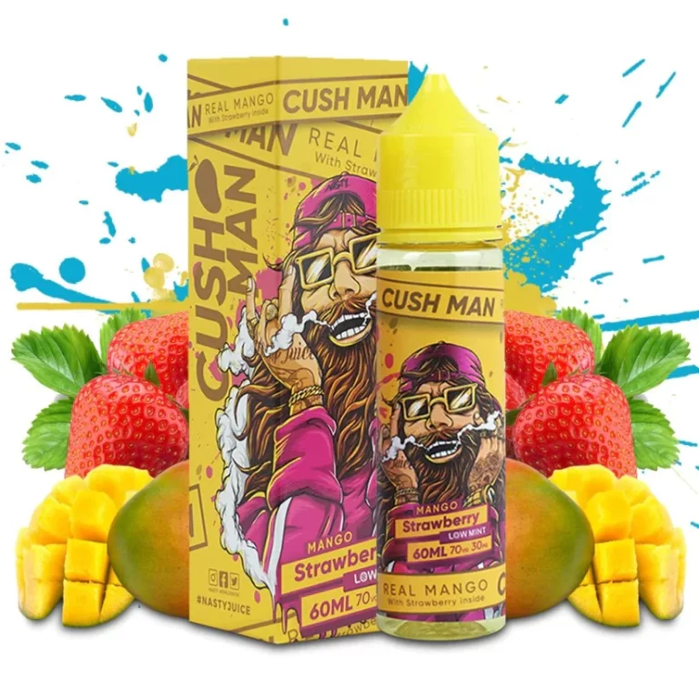 NASTY - CUSH MAN STRAWBERRY / LOW MINT 60ML